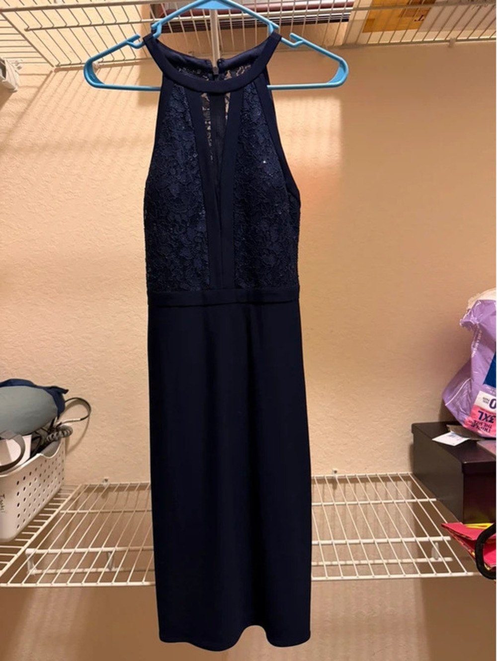 NightWay Dress Navy Size 2